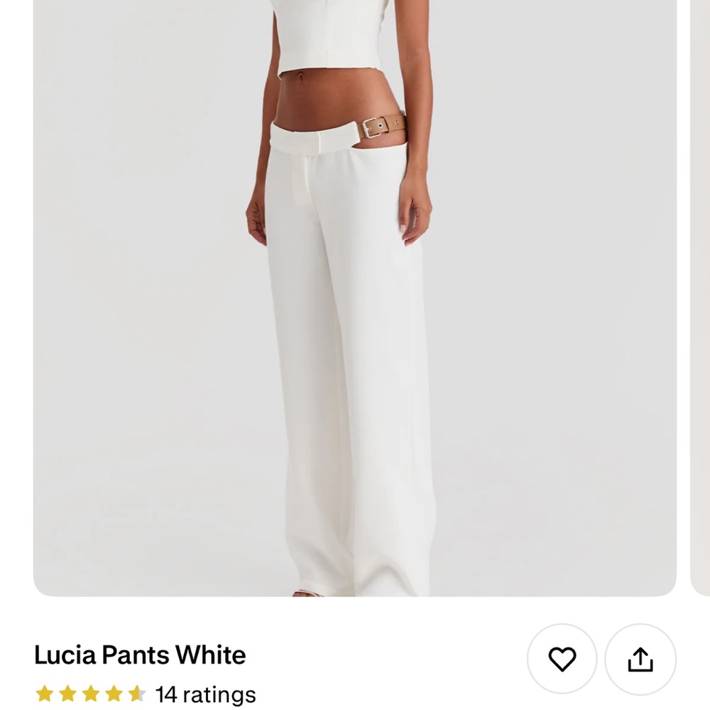 lucia pants + top set  sasha therese - Picture 3 of 5